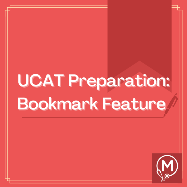 UCAT Preparation: Bookmark feature