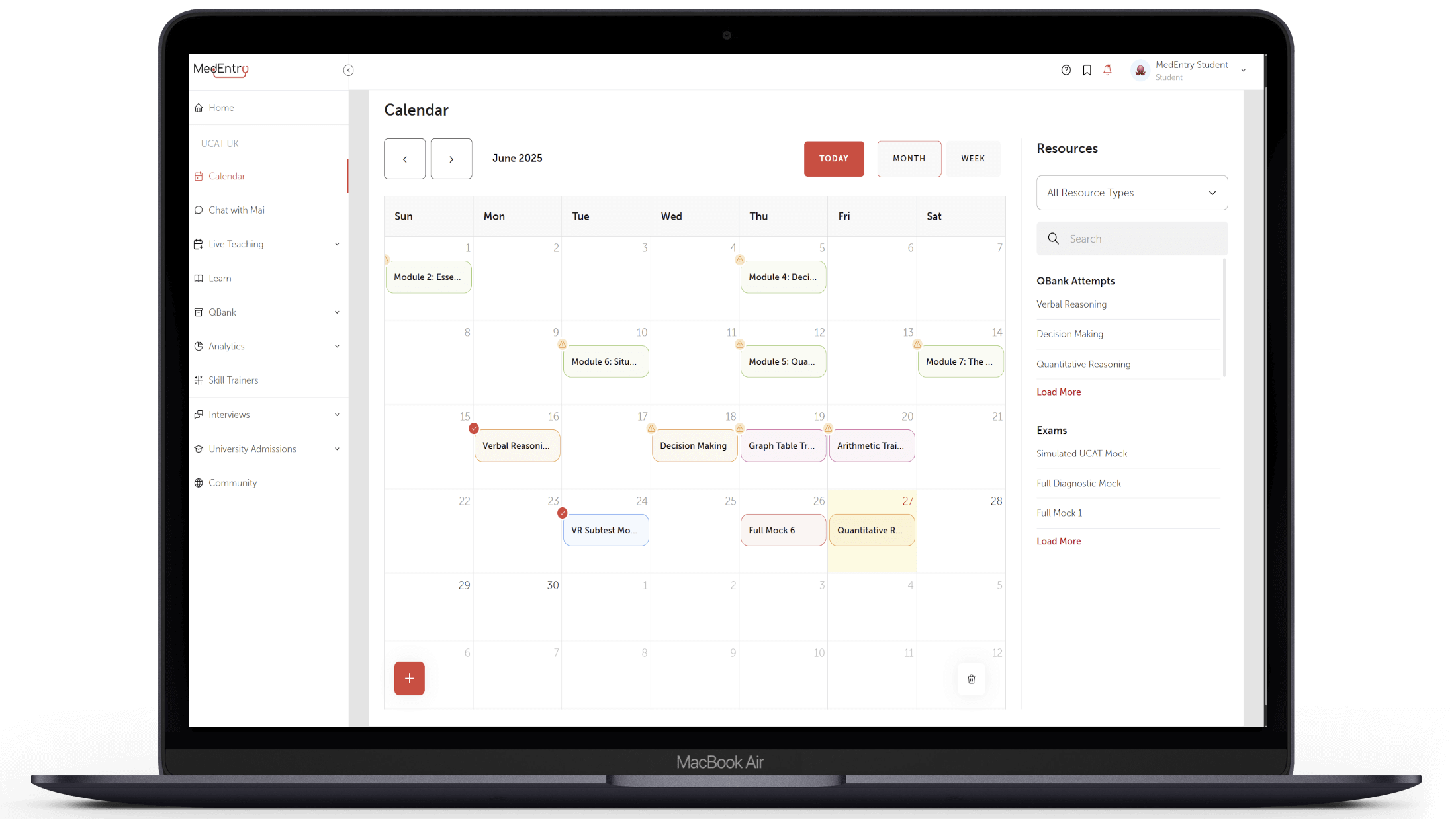 Interactive Study Planner